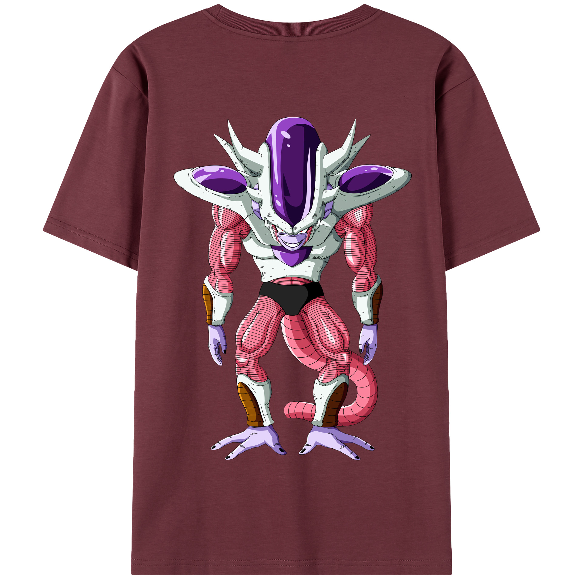 （画像用） ドラゴンボール フリーザ DRAGON BALL Frieza 綿100％半袖Tシャツ（背面プリント）